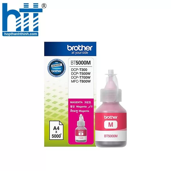 Hợp Thành Thịnh - Mực in Brother BT5000M màu đỏ
