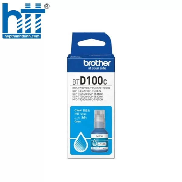 Hợp Thành Thịnh - Mực in Brother BTD100C màu xanh