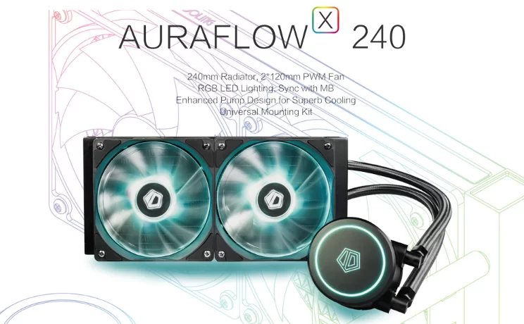 HTT - Tản nhiệt nước ID Cooling AuraFlow X240 RGB