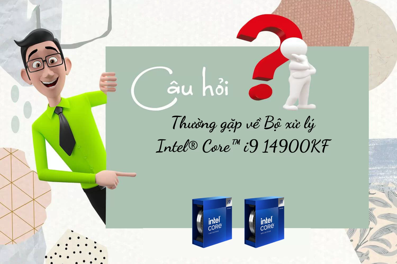 HTT - Bộ vi xử lý Intel Core i9 14900KF / Turbo up to 6.0GHz / 24 Nhân 32 Luồng / 36MB / LGA 1700