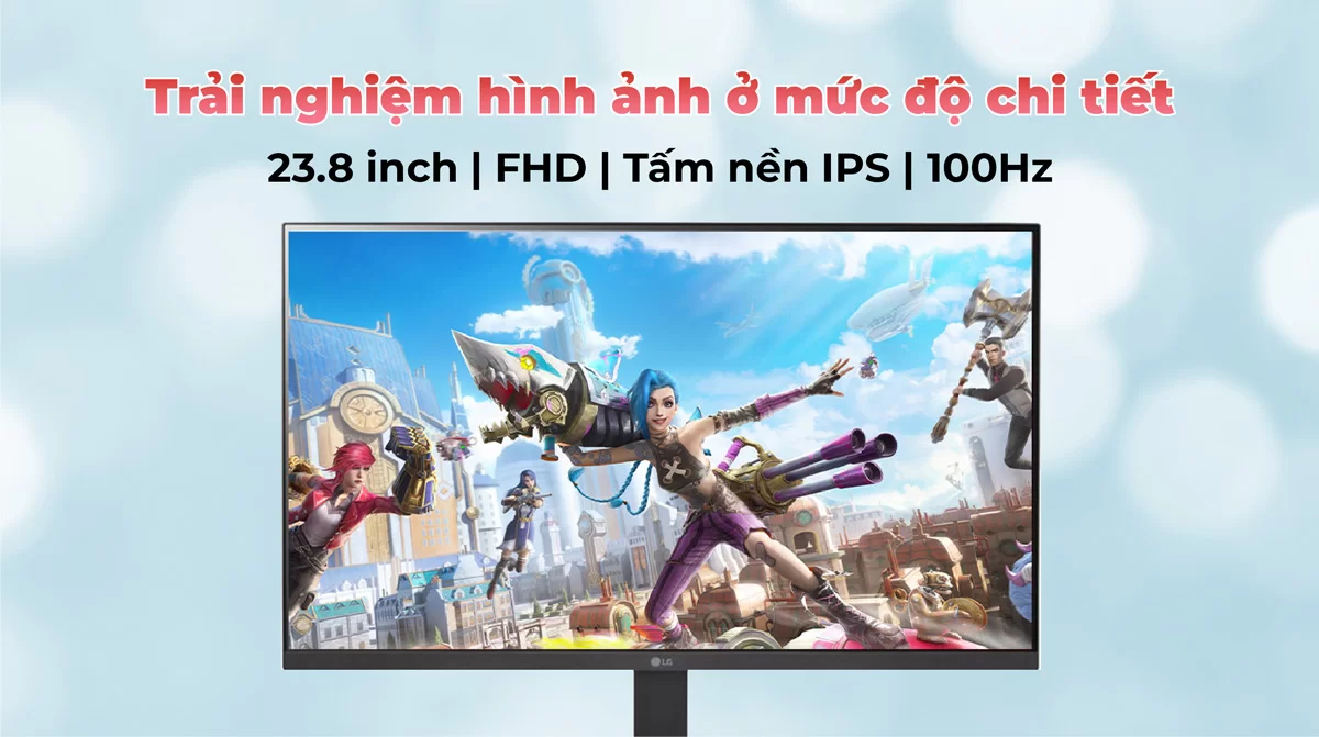 Hợp Thành Thịnh - Màn hình LG 24MR400-B (23.8 inch/FHD/IPS/100Hz/5ms)