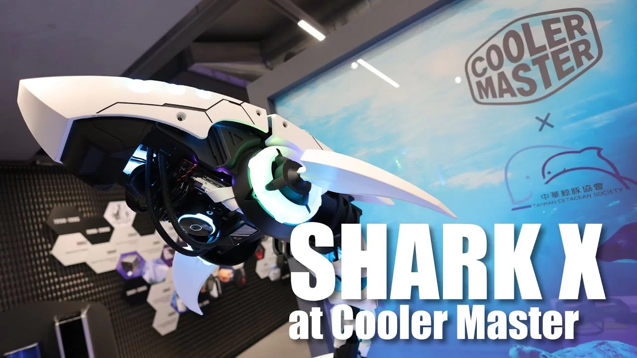 HTT - Vỏ Case Cooler Master SHARK X - White