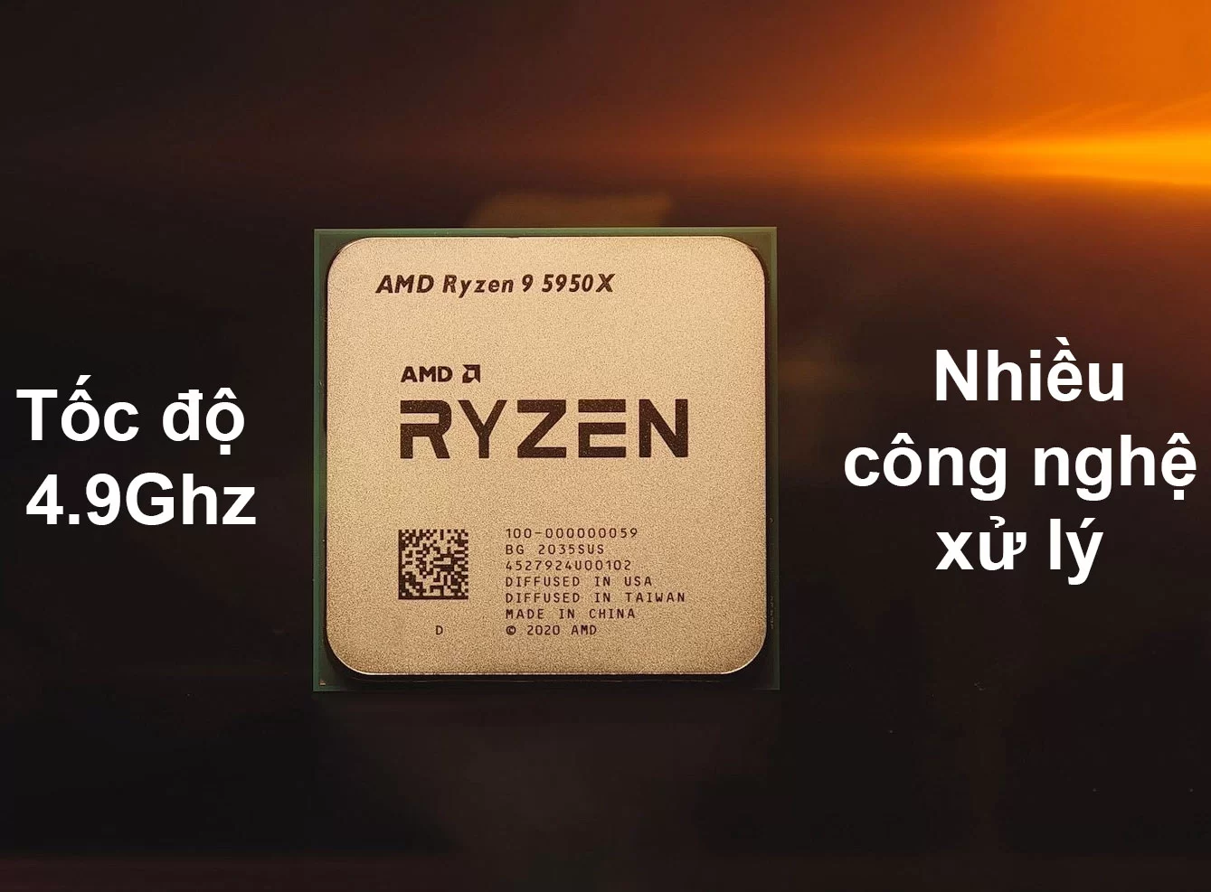 CPU AMD Ryzen 9 5950X | Tốc độ 4.9Ghz