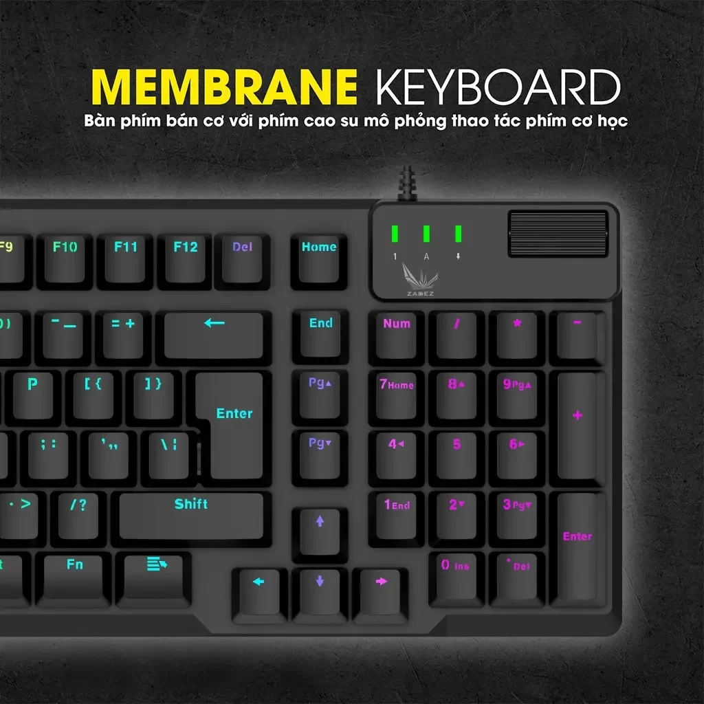 HTT - Bàn phím Gaming có dây Zadez G-850K Gen 2