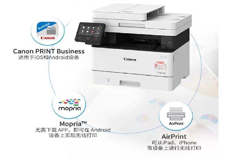 Máy in laser đen trắng Canon Đa chức năng MF449X (Copy - In - Scan màu - Fax - WiFi)
