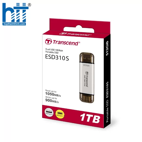 Hợp Thành Thịnh - Ổ Cứng di Động SSD Transcend 1TB ESD300P