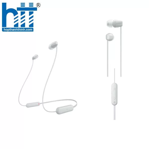 Hợp Thành Thịnh - Tai nghe Sony WI-C100 Trắng