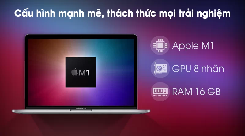 Macbook Pro M1 2020/16GB/1TB SSD (Z11C000CJ) - Cấu hình