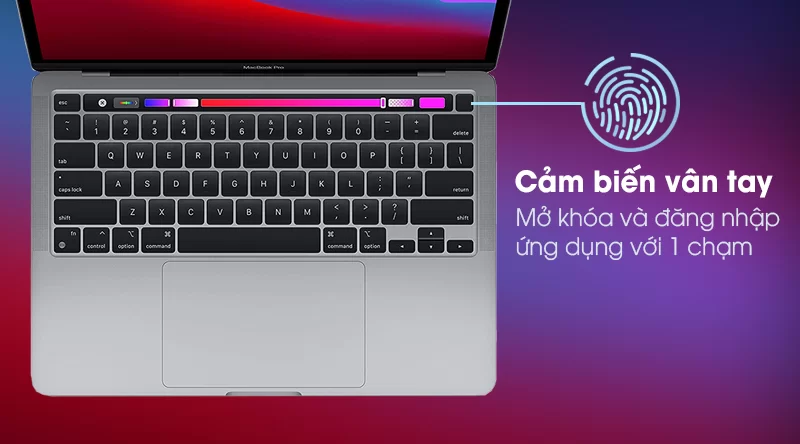 Macbook Pro M1 2020/16GB/1TB SSD (Z11C000CJ) - Vân tay