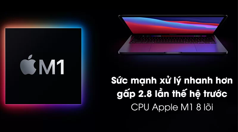 Laptop Apple Macbook Pro 2020 M1/16GB/512GB (Z11C) - Apple M1