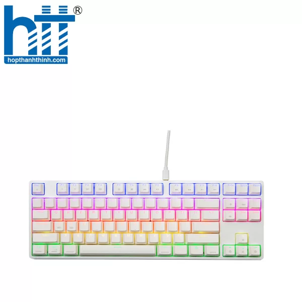 Hợp Thành Thịnh - Bàn phím cơ Fuhlen D87s RGB White Red switch