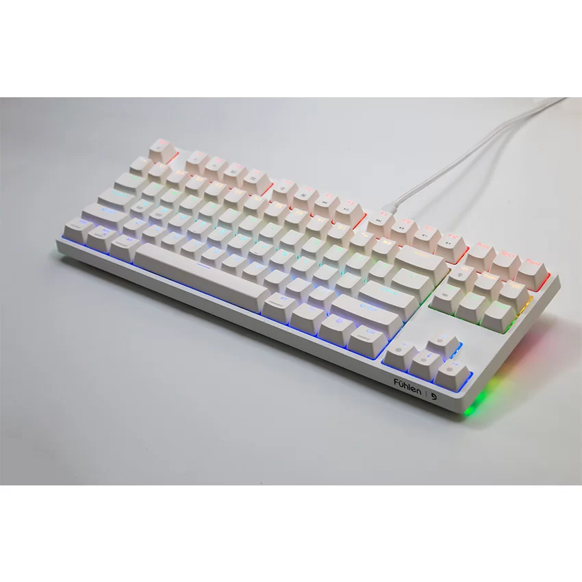 Hợp Thành Thịnh - Bàn phím cơ Fuhlen D87s RGB White Red switch