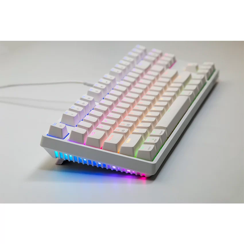 Hợp Thành Thịnh - Bàn phím cơ Fuhlen D87s RGB White Red switch