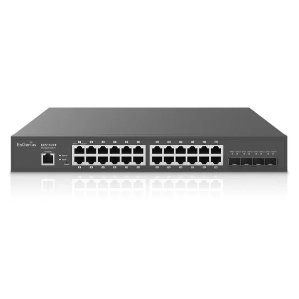 Switch EnGenius ECS1528T – 24 port Cloud mạnh mẽ