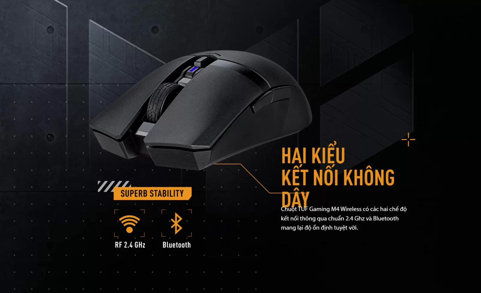Chuột Gaming Asus TUF M4 Wireless