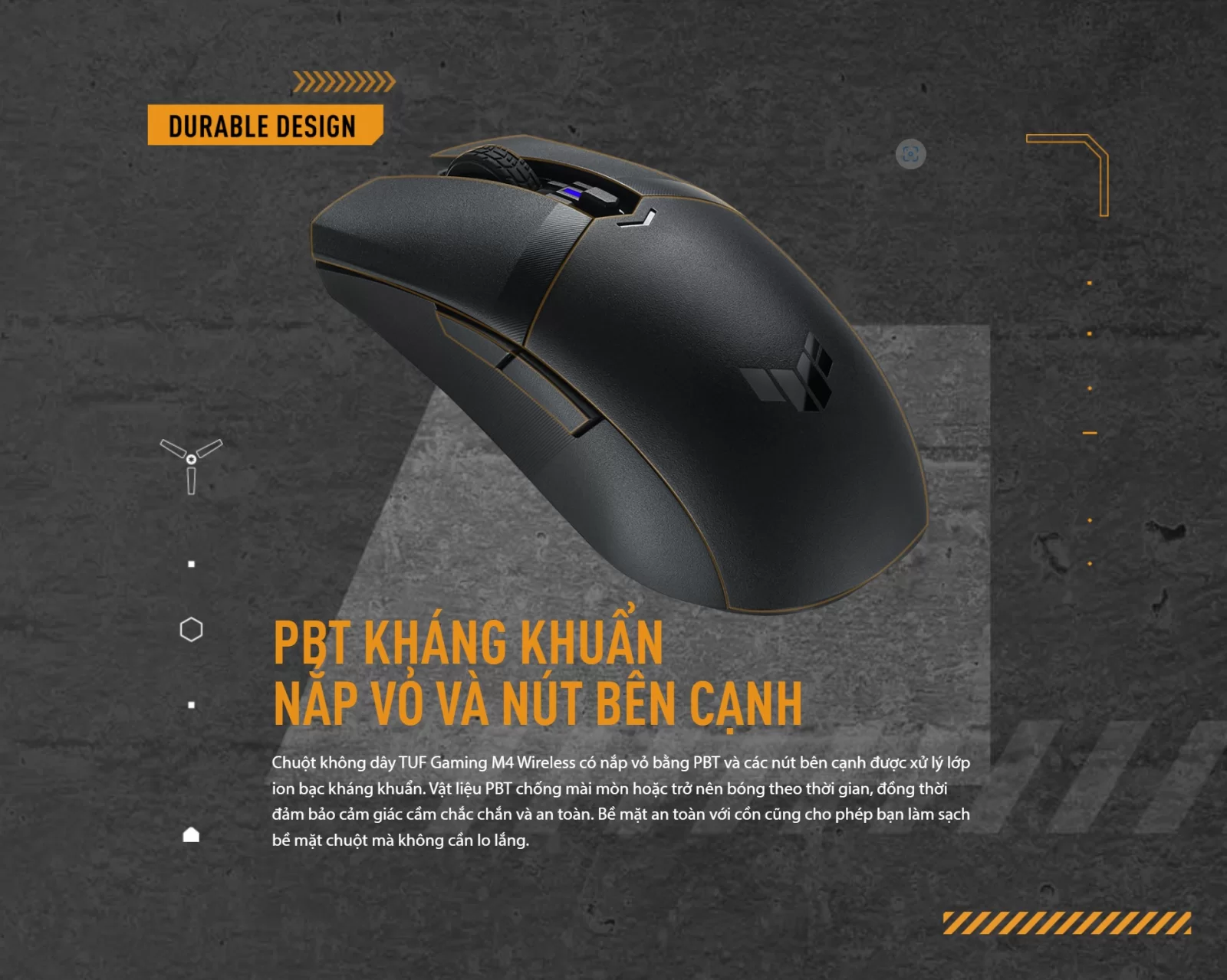 Chuột Gaming Asus TUF M4 Wireless - HTT