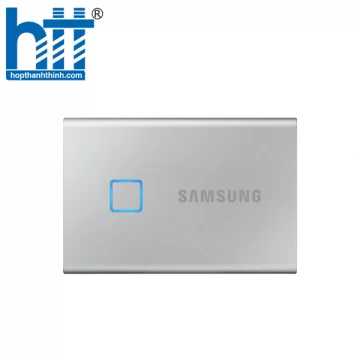Ổ cứng SSD SamSung T7 Touch 500GB / 2.5" USB -C, Silver , Up to 1,050MB/s 9 (MU-PC500S/WW)