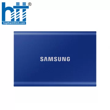 Ổ cứng SSD Box SamSung T7 Portable 1TB 2.5 inch USB -C, Màu xanh, Model (MU-PC1T0H/WW)