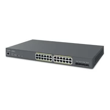 Switch PoE+ EnGenius ECS1528P Cloud Managed 24 Port GbE, 4 Port SFP+ 240W