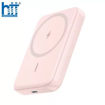 Pin sạc dự phòng không dây từ tính Anker 321 Maggo A1616 - Màu hồng