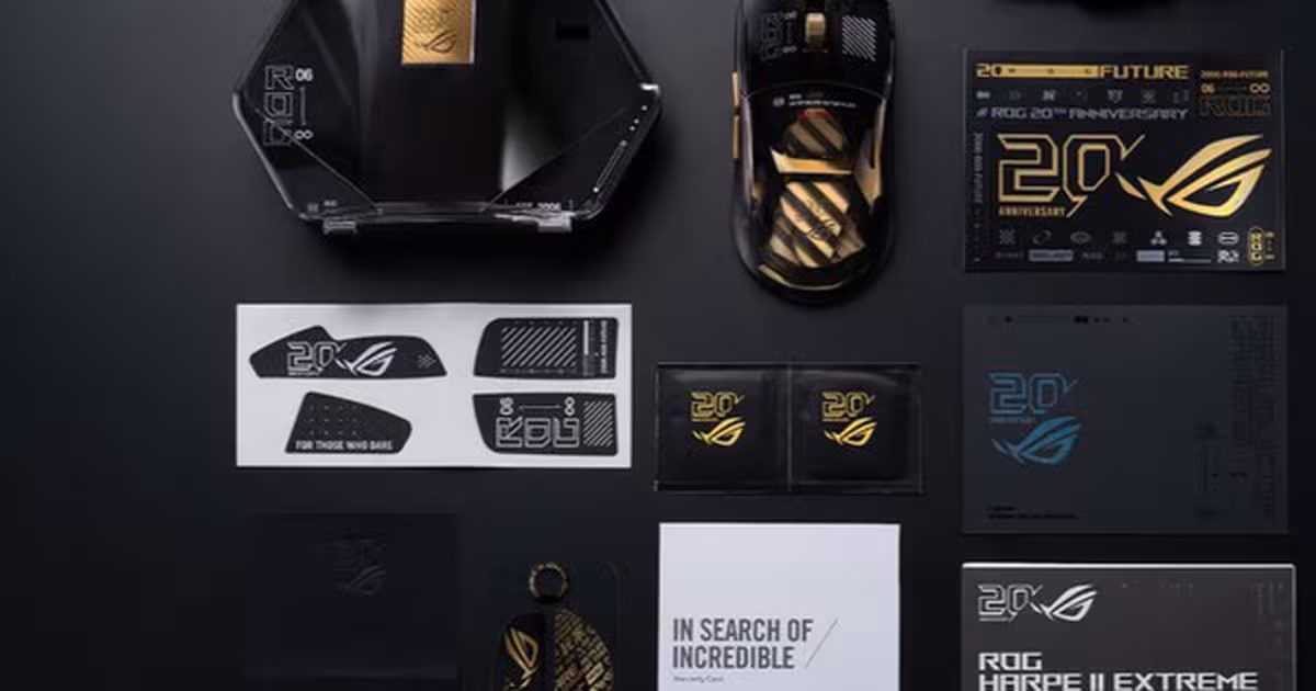 Đánh giá chuột ROG Harpe II Extreme Edition 20: Đẳng cấp mạ vàng 24K