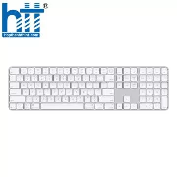 Magic Keyboard với Touch ID và Numeric Keypad cho các phiên bản Mac sử dụng chip Apple silicon (USB‑C) Trắng - MXK73ZA/A