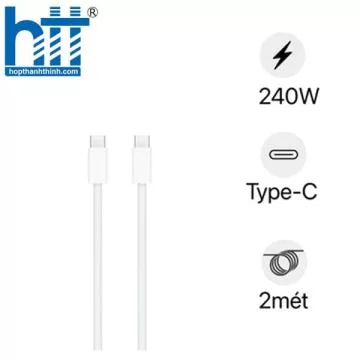 Cáp Apple USB-C to Type-C dây dù 240W 2M MYQT3ZA/A