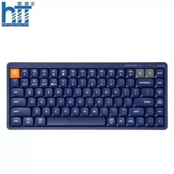 Bàn phím không dây HyperWork SilentKey Mini TS01M - Màu Xanh