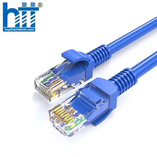 DÂY MẠNG CAT5E UTP LENTION LAN-5E02 DÀI 5M (XANH)