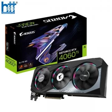 Card Màn Hình GIGABYTE AORUS GeForce RTX 4060 Ti ELITE 8G (GV-N406TAORUS-E-8GD)