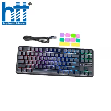 Bàn phím Ajazz K870T RGB Bluetooth Black Red Switch