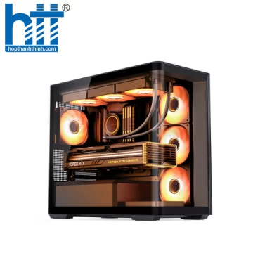 Vỏ máy tính JONSBO D300 Black (Mid Tower/ M-ATX/ Đen)