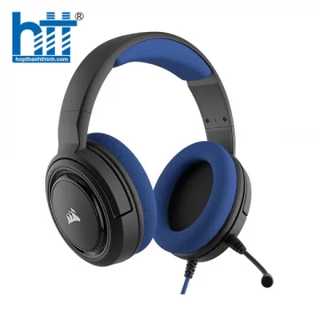 Tai nghe Corsair HS35 Stereo Blue