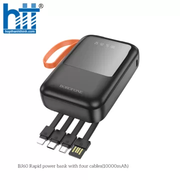 Sạc dự phòng Borofone BJ60 (10000mAh) Black
