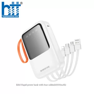 Sạc dự phòng Borofone BJ60 (10000mAh) White