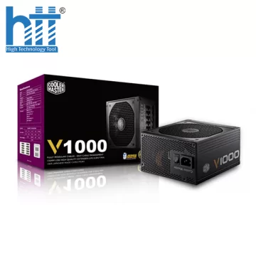 Nguồn máy tính CoolerMaster V1000 - 80 Plus Platinum - Full Modular (1000W)