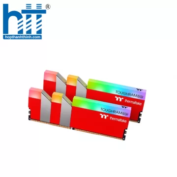 Ram Thermaltake TOUGHRAM RGB DDR4 3600MHz CL18 16GB (2x8GB) Racing RED – RG25D408G X2- 3600C18A