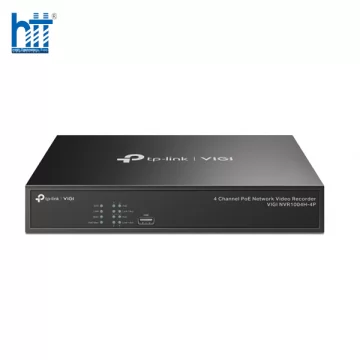 Đầu ghi hình camera IP 4 kênh PoE TP-Link VIGI NVR1004H-4P 1 SATA, âm thanh 2 chiều