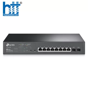Switch TP-Link JetStream TL-SG2210MP (Gigabit (1000Mbps)/ 10 Cổng/ 2 SFP/ Smart Switch/ 8 cổng PoE/ Vỏ Thép)