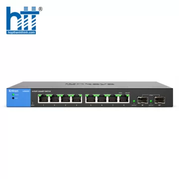Linksys LGS310C 8-Port Managed Gigabit Ethernet Switch with 2 1G SFP Uplinks