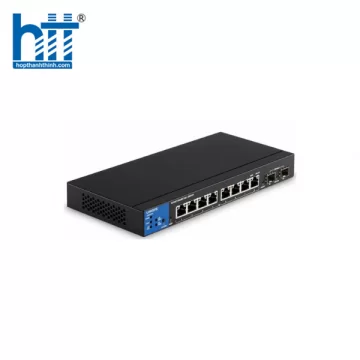 Linksys LGS310MPC 8-Port Managed Gigabit PoE+ Switch with 2 1G SFP