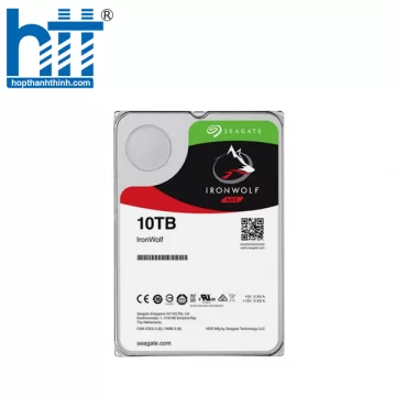 Ổ cứng Seagate Ironwolf 10TB ST10000VN000 (3.5Inch/ 7200rpm/ 256MB/ SATA3/ Ổ NAS)