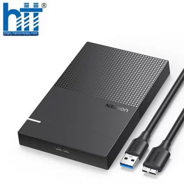Vỏ ổ cứng Ugreen 30725 2,5 inch với cáp Micro USB to USB-A 5G