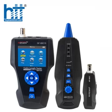  Bộ Test Dây, Đo Chiều Dài, Dò Dây Có Màn Hình LCD NF-8601S cáp mạng, cáp thoại, cáp đồng trục