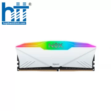 Ram Apacer NOX RGB White 16GB (1 x 16GB) DDR4 3200MHz – AH4U16G32C28YNWAA-1
