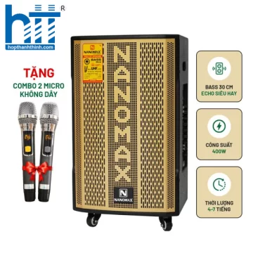 Loa Kéo Nanomax SK-12F7 Bass 30cm 400w Karaoke Bluetooth