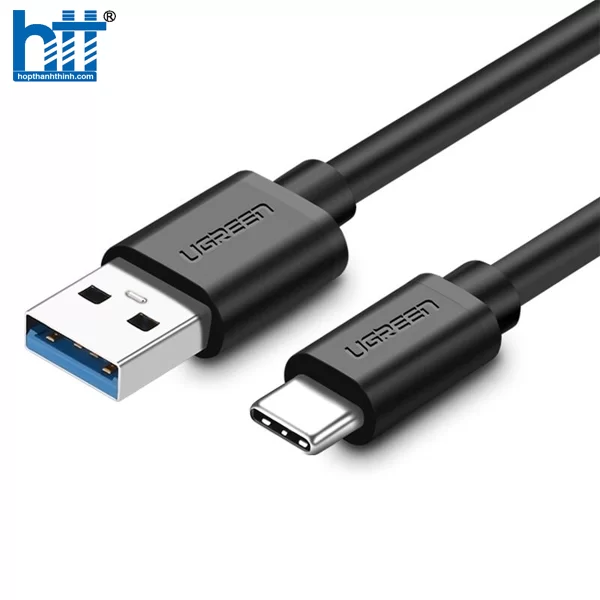 Ugreen 20880 0.25M màu Đen Dây USB 3.0 sang USB-C US184 20020880
