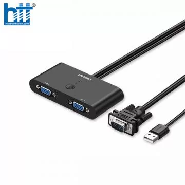 Bộ chuyển mạch VGA 2 vào 1 ra Ugreen 30711 Chính hãng