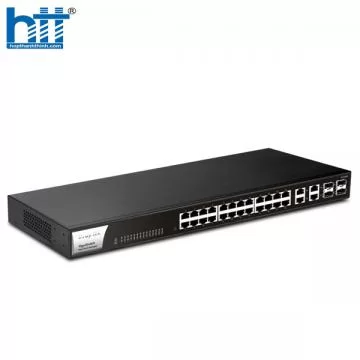 Thiết bị mạng DrayTek VigorSwitch G1282 (24 port LAN Gigabit +4 SFP port gigabit)