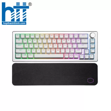 Bàn phím cơ Cooler Master CK721 Silver White RGB